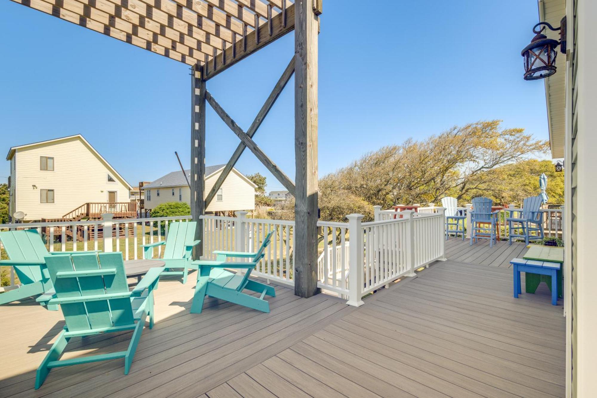 Coastal Home With Deck And Outdoor Shower Kill Devil Hills Εξωτερικό φωτογραφία