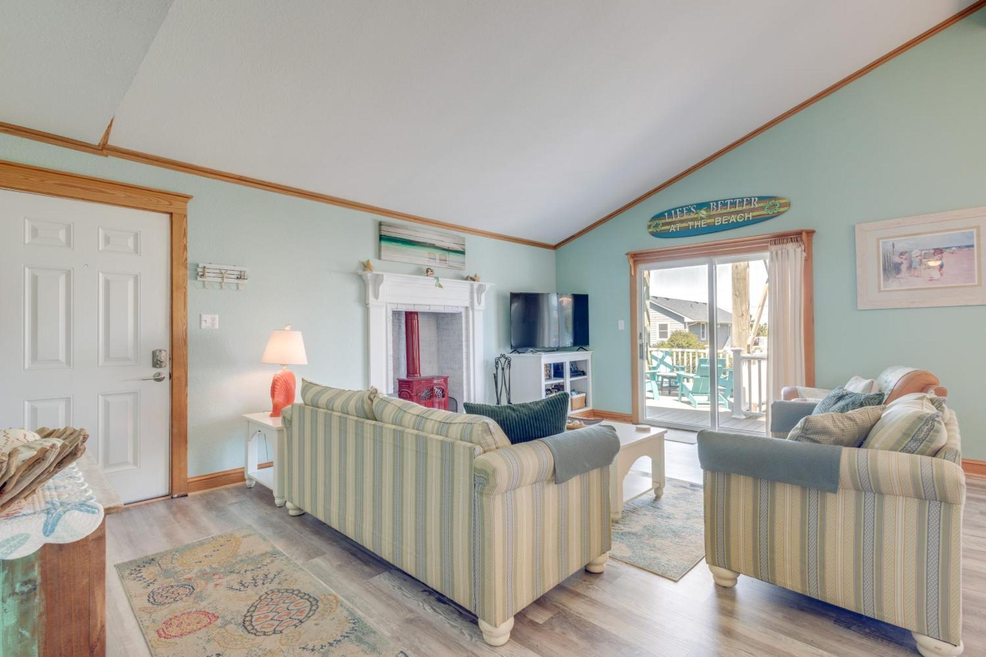 Coastal Home With Deck And Outdoor Shower Kill Devil Hills Εξωτερικό φωτογραφία