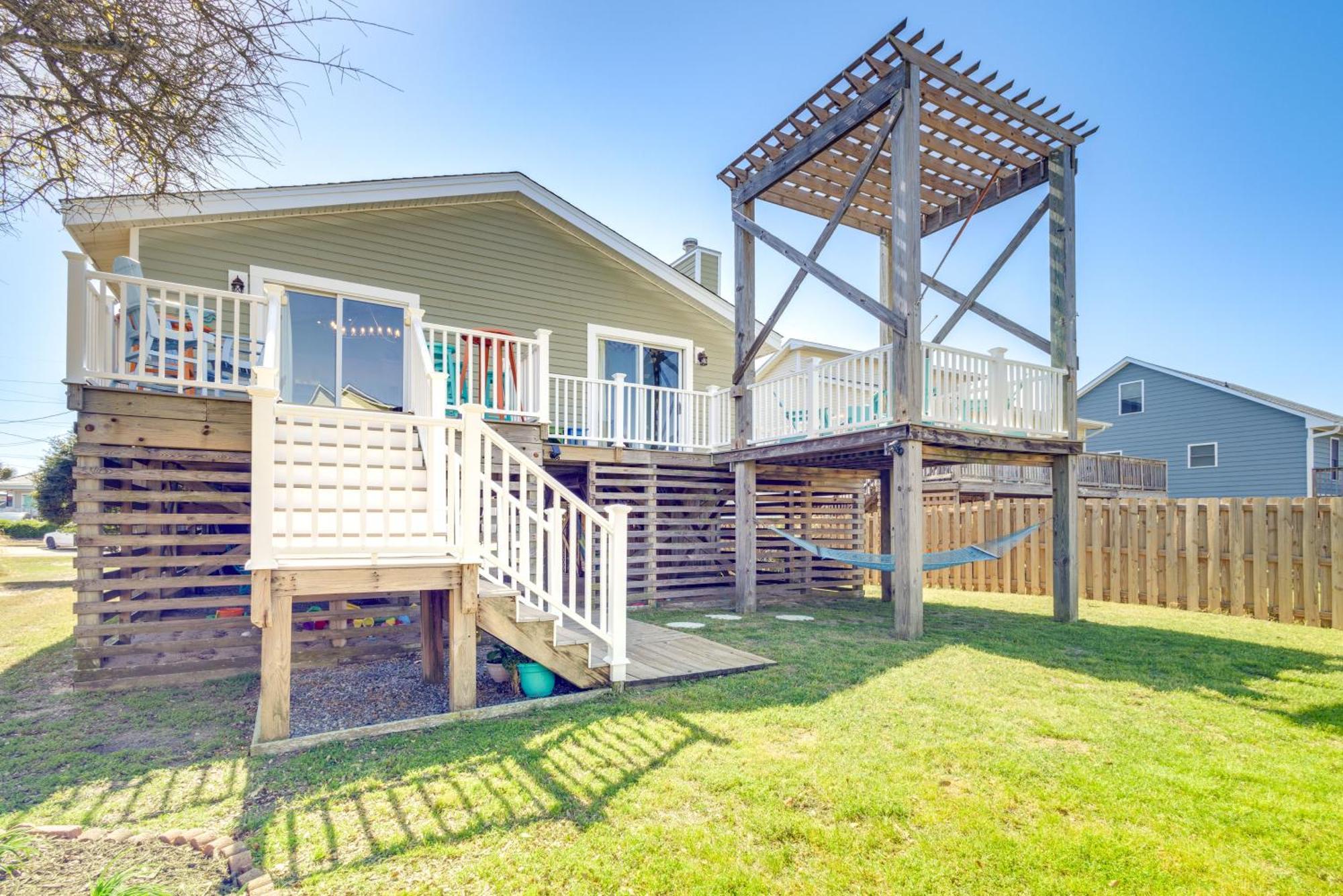 Coastal Home With Deck And Outdoor Shower Kill Devil Hills Εξωτερικό φωτογραφία